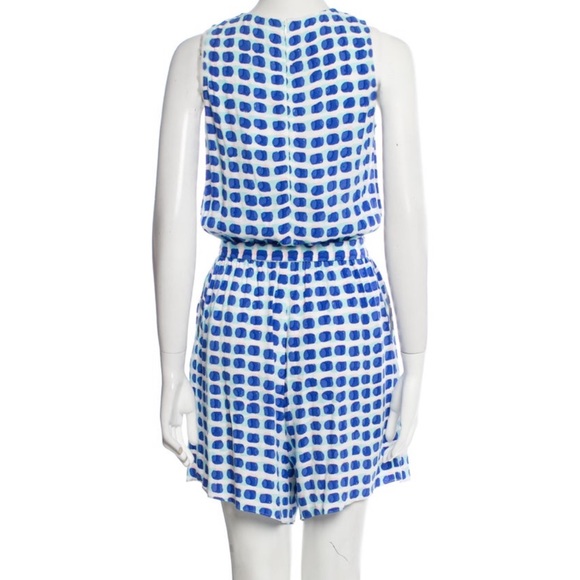 Kate Spade Scoop Neck Printed Romper - Picture 3 of 3